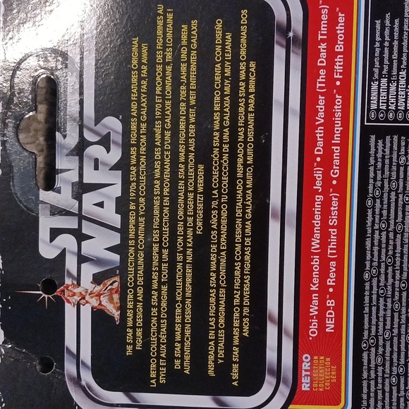 Star Wars Obi-WAn Kenobi Grand Inquisitor Retro Collection figure Nwt🖤 - Picture 5 of 5